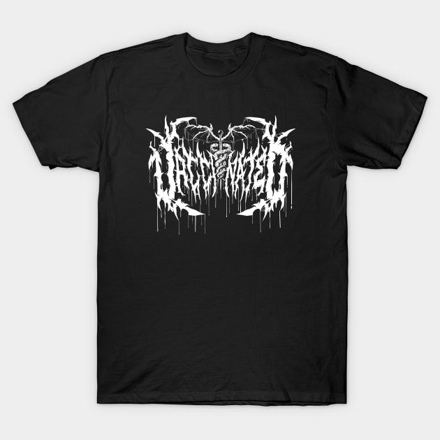 Vaccinated - Death Metal Logo T-Shirt by Brootal Branding